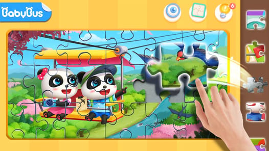 Baby Panda's Kids Puzzles APK screenshot 1