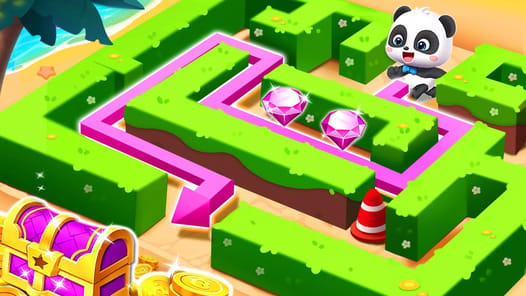 Baby Panda's Kids Puzzles APK screenshot 1