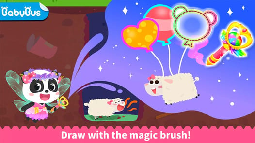 Baby Panda's Magic Paints APK screenshot 1
