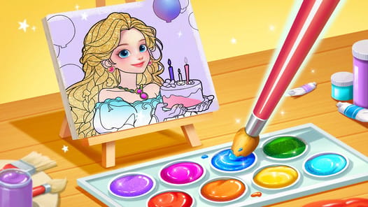 Princess Game Fantasy Coloring APK screenshot 1 Princess Game Fantasy Coloring APK screenshot 1
