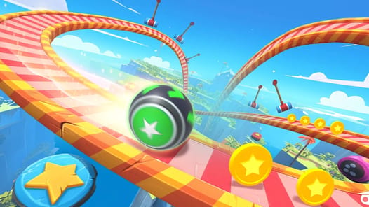 3D Super Rolling Ball Race APK screenshot 1