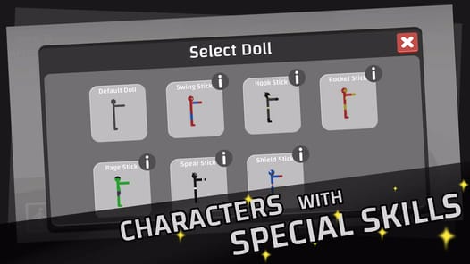 Ragdoll Hero Dismounting Fly APK screenshot 1