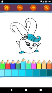 Sunny Bunnies Coloring Book - Kids Game APK screenshot 1