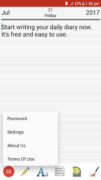 Diary APK screenshot 1 Diary APK screenshot 1