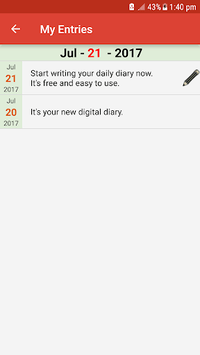 Diary APK screenshot 1 Diary APK screenshot 1