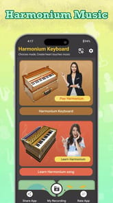 Harmonium Keyboard APK screenshot 1