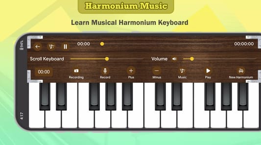 Harmonium Keyboard APK screenshot 1