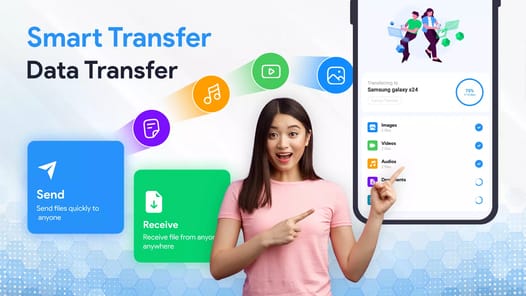 Smart Transfer: Copy My Data APK screenshot 1