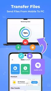 Data Transfer- Switch Mobile APK screenshot 1