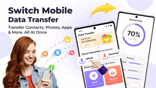 Switch Mobile, Data Transfer APK screenshot 1