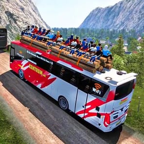 Offroad Bus Sim Driving Game APK screenshot 1