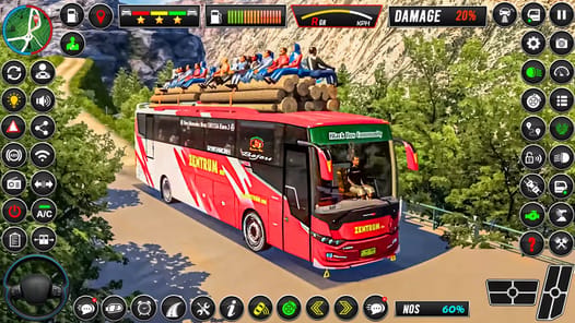 Offroad Bus Sim Driving Game APK screenshot 1
