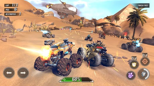 RACE: Rocket Arena Car Extreme APK screenshot 1