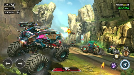 RACE: Rocket Arena Car Extreme APK screenshot 1