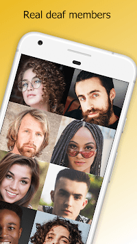 Deaf And Dating - ASL Dating & Deaf Chat Hearing APK screenshot 1