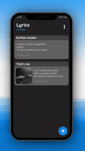 write lyrics & save your ideas APK screenshot 1