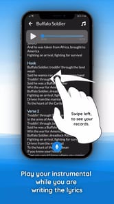 write lyrics & save your ideas APK screenshot 1
