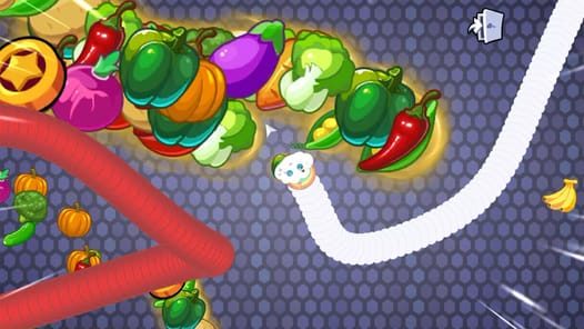 Worms Merge: idle snake game APK screenshot 1