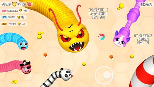 Worms .io Hungry Game APK screenshot 1 Worms .io Hungry Game APK screenshot 1
