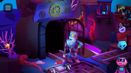 Tiny Robots: Portal Escape APK screenshot 1