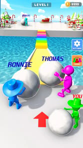 Snow Sprint: 3D Race Rush APK screenshot 1 Snow Sprint: 3D Race Rush APK screenshot 1