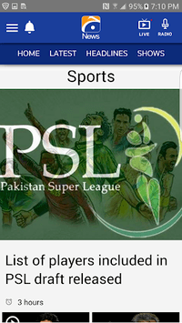 Geo News APK screenshot 1