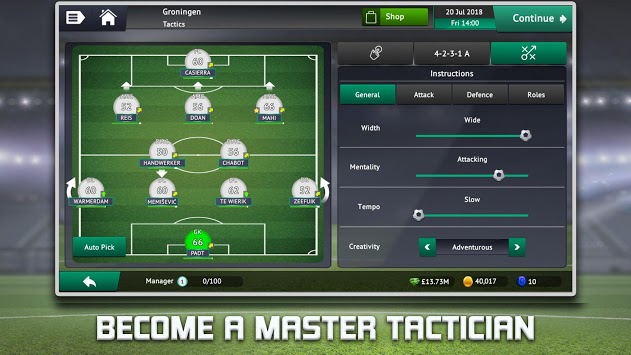 Soccer Manager 2019 APK screenshot 1 Soccer Manager 2019 APK screenshot 1