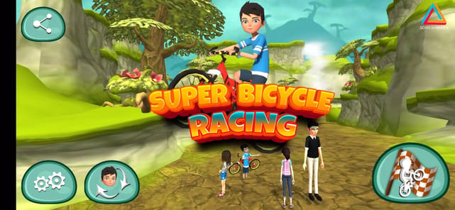 Super Bicycle Racing APK screenshot 1