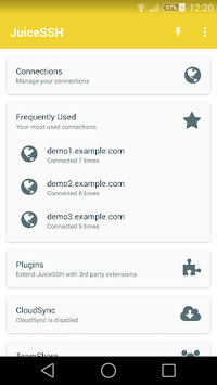JuiceSSH - SSH Client APK screenshot 1 JuiceSSH - SSH Client APK screenshot 1
