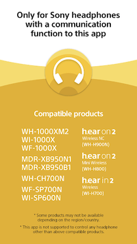 Sony | Headphones Connect APK screenshot 1 Sony | Headphones Connect APK screenshot 1