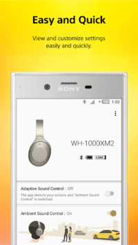 Sony | Headphones Connect APK screenshot 1 Sony | Headphones Connect APK screenshot 1