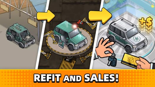 Used Car Tycoon Game APK screenshot 1