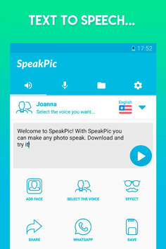 SpeakPic - Make your photos speak APK screenshot 1