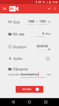Rec. (Screen Recorder) APK screenshot 1