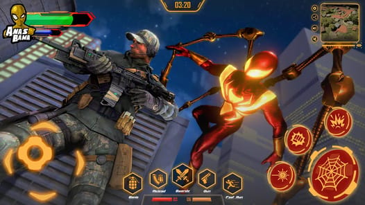 Iron Super Hero - Spider Games APK screenshot 1