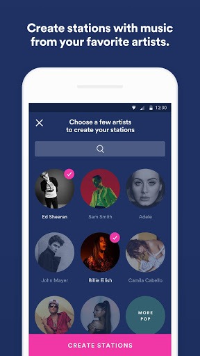 Spotify Stations: Streaming radio & music stations APK screenshot 1