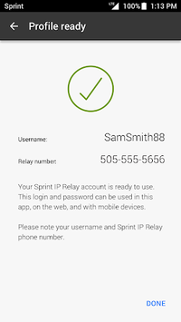 Sprint IP Relay APK screenshot 1