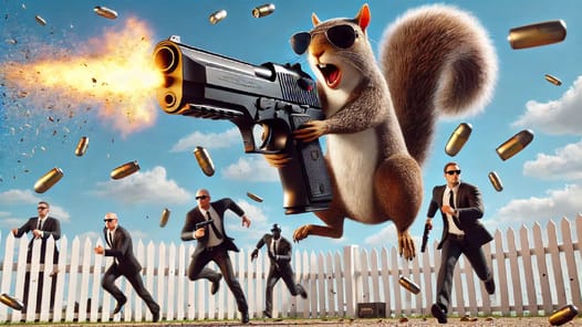 Squirrel Hero 3D Gun Master APK screenshot 1