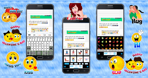 EazyType Hindi Keyboard Emoji & Stickers Gifs APK screenshot 1
