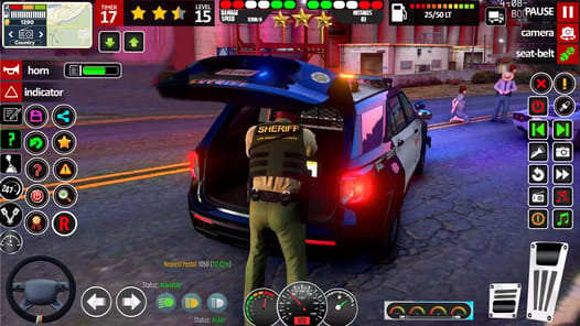 US Police Car Parking Games 3D APK screenshot 1