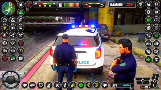 US Police Car Parking Games 3D APK screenshot 1