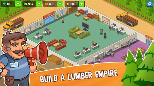 Lumber Inc Tycoon APK screenshot 1