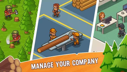 Lumber Inc Tycoon APK screenshot 1