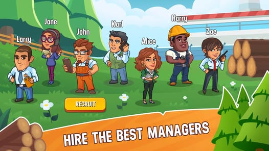 Lumber Inc Tycoon APK screenshot 1