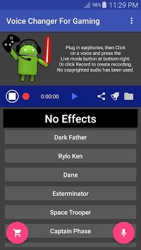 Voice Changer for Gaming: PC PS4 XBox 2ndPhone APK screenshot 1