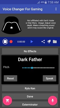 Voice Changer for Gaming: PC PS4 XBox 2ndPhone APK screenshot 1