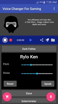 Voice Changer for Gaming: PC PS4 XBox 2ndPhone APK screenshot 1