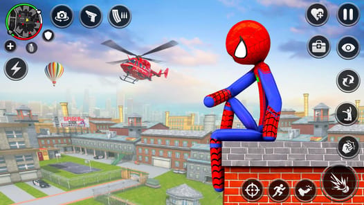 Spider Stick Hero Prison Break APK screenshot 1