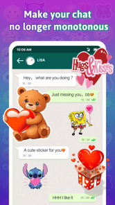 TextSticker 2025 WAStickerApps APK screenshot 1