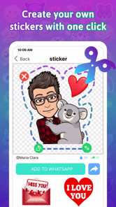 TextSticker 2025 WAStickerApps APK screenshot 1
